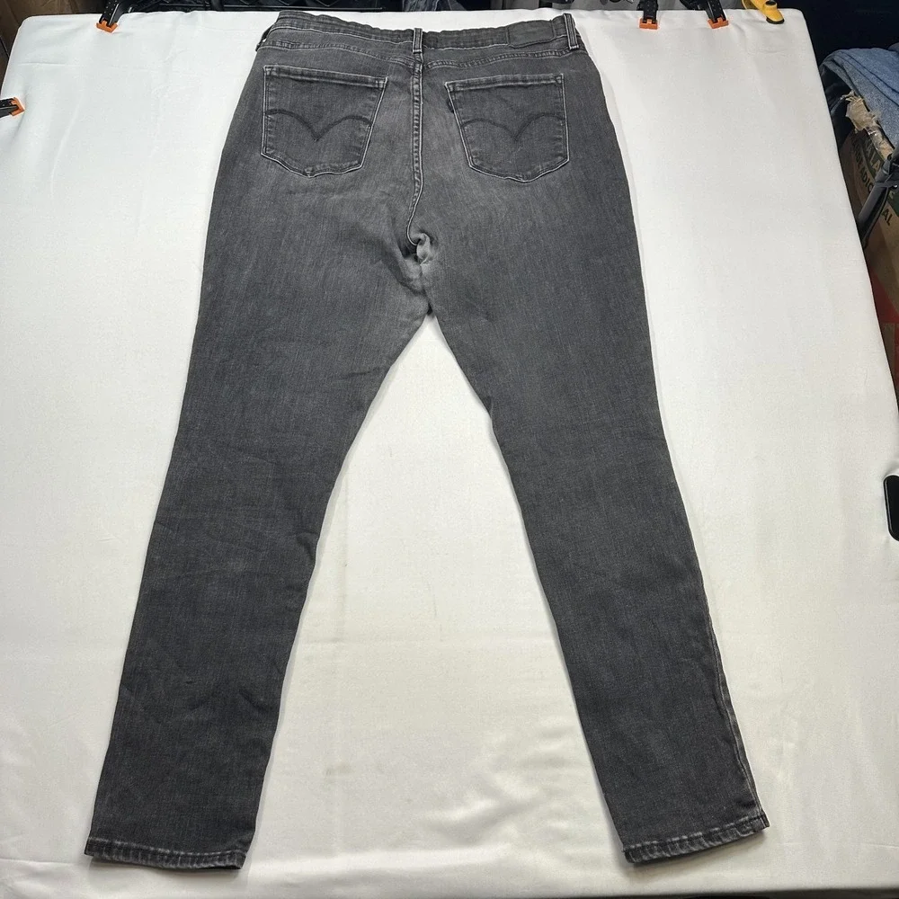 Levi's 721 Women's High‎ Rise Skinny Jeans Size 33 Waterless Stretch Denim Black